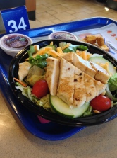 Restaurant salads are not good for you. Too much salt and sugar in dressings on on chicken like this Culver's salad.
