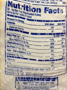 Here's a fresh turkey with 50-70 mgs of sodium per serving. Stick to fresh is you can to avoid more salt.